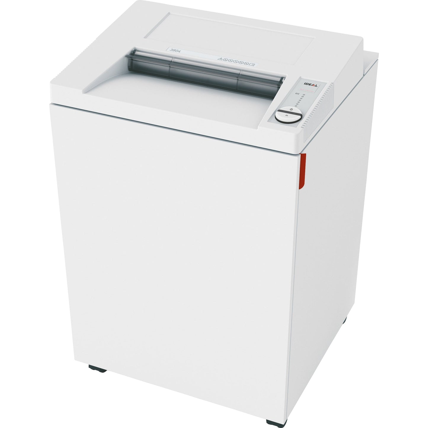 IDEAL Aktenvernichter 3804 CC P-5 Papier, Heftklammern, Büroklammern, Kreditkarten Partikelschnitt 13 Bl. cool grey
