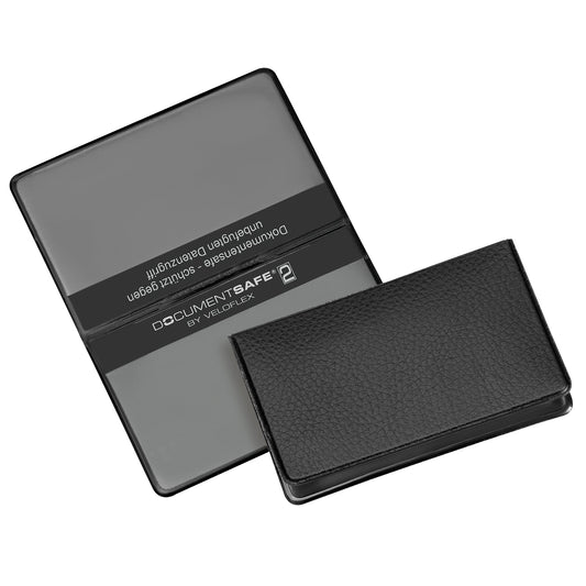 Veloflex Ausweishülle Document Safe® 2 PVC/Spezialfolie schwarz