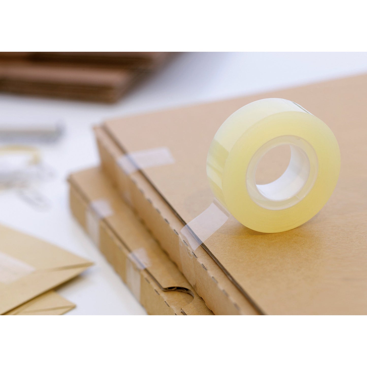 Scotch® Klebefilm 550 19 mm x 66 m (B x L) einseitig klebend mit Lösungsmittel Polypropylen transparent 8 St./Pack.