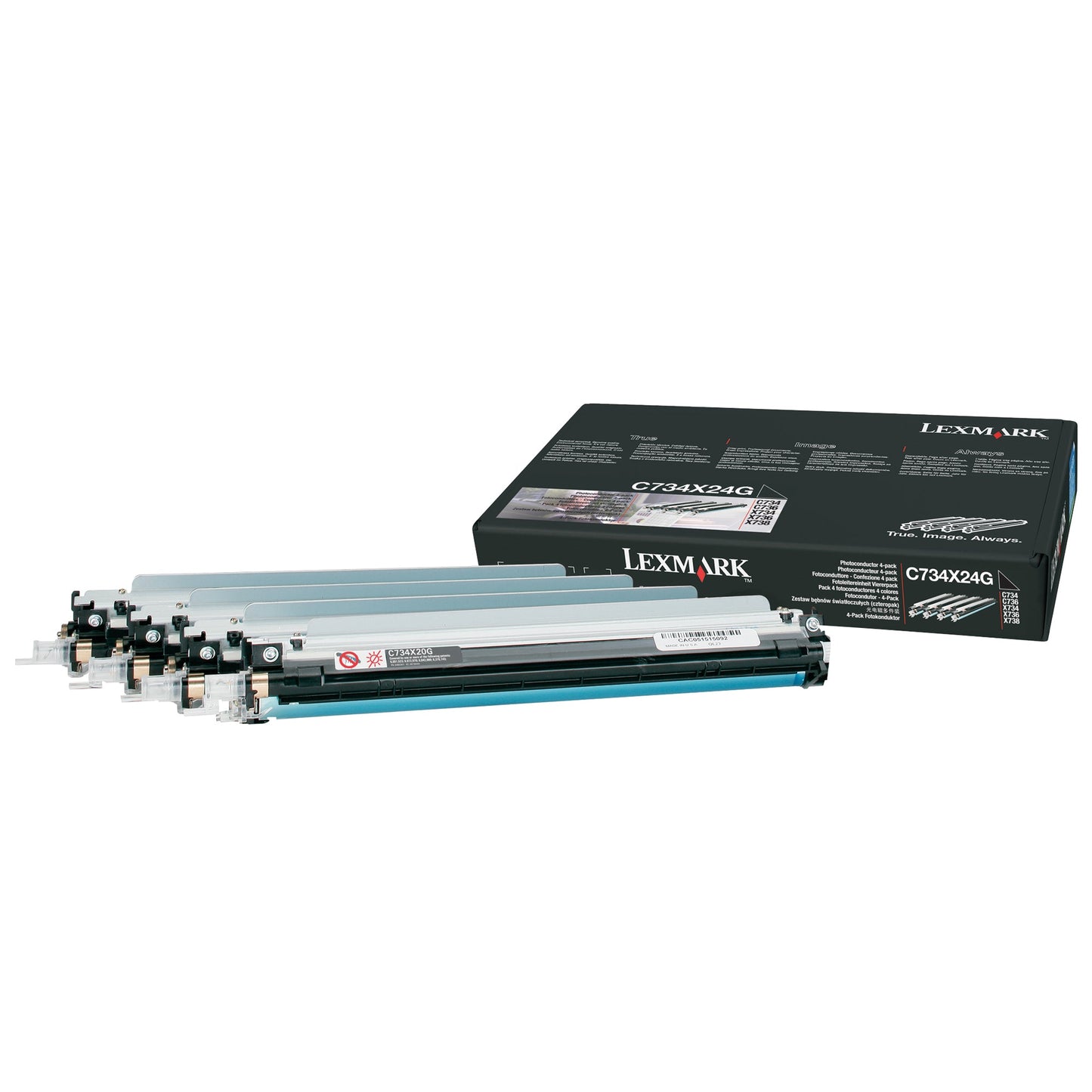 Lexmark Fotoleiter schwarz, cyan, magenta, gelb 4 St./Pack.