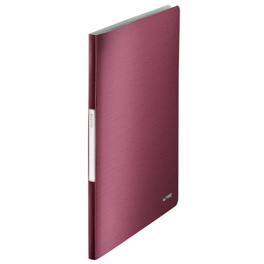 Leitz Sichtbuch Style DIN A4 Polypropylen granat rot 20 Hüllen