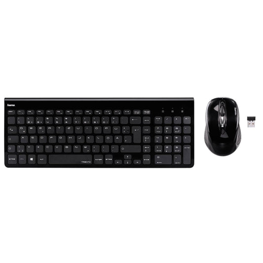 Hama Tastatur-/Maus-Set Trento 00182666 Funk schwarz