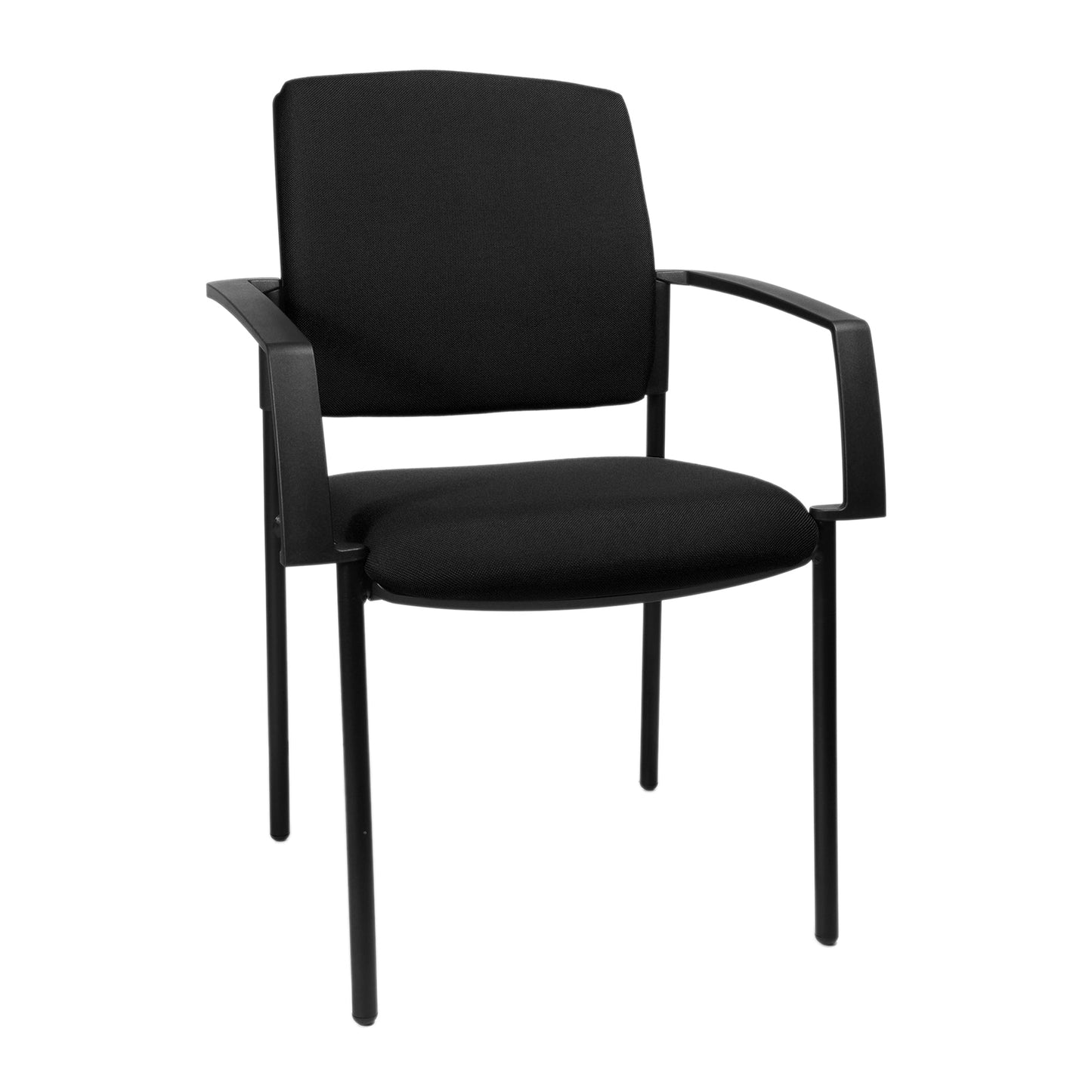 TOPSTAR Besucherstuhl B to B 10 110kg 100 % Polypropylen schwarz