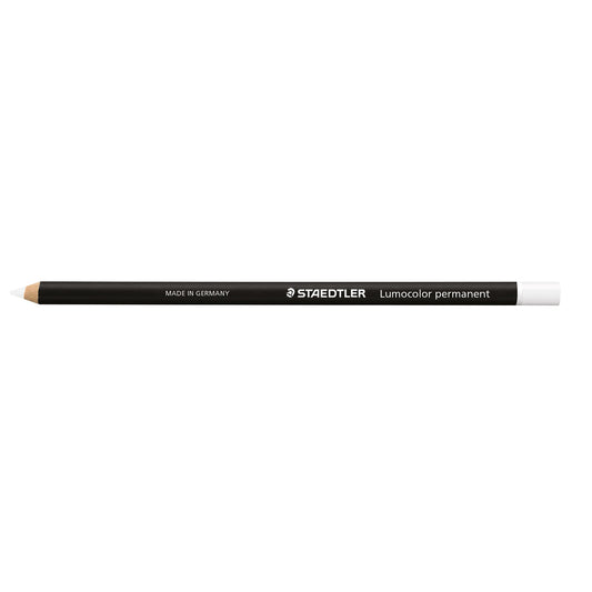 STAEDTLER® Trockenmarker Lumocolor® permanent glasochrom weiß