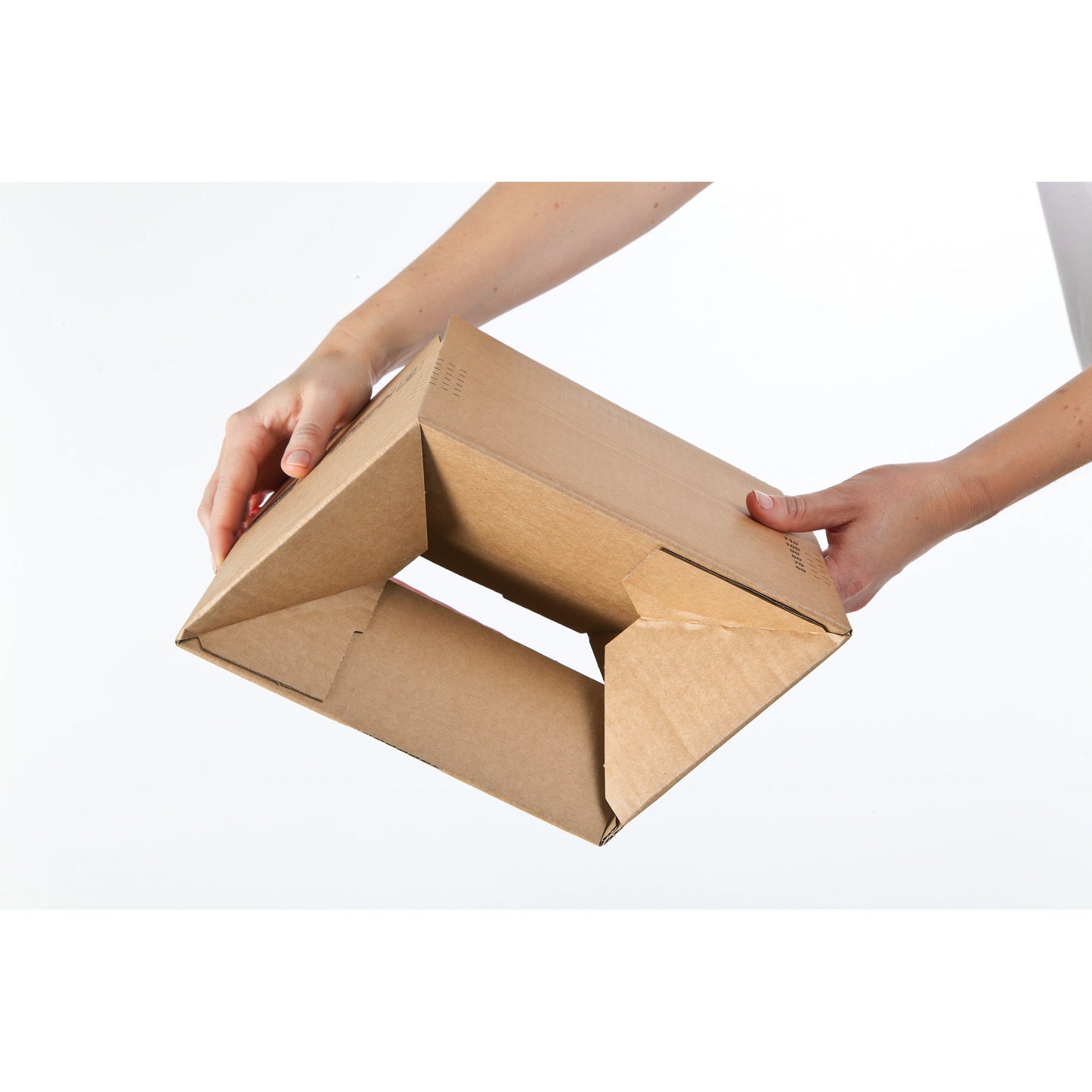 ColomPac® Versandkarton Innenmaße: 23 x 8 x 16 cm (B x H x T) Außenmaße: 23,5 x 9,3 x 17 cm (B x H x T) Kraftliner Wellpappe braun