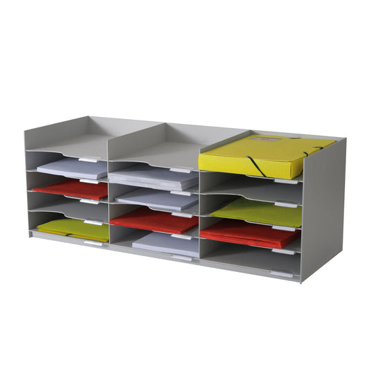 Paperflow Dokumentenablage 85,7 x 31,3 x 32,7 cm (B x H x T) Polystyrol grau