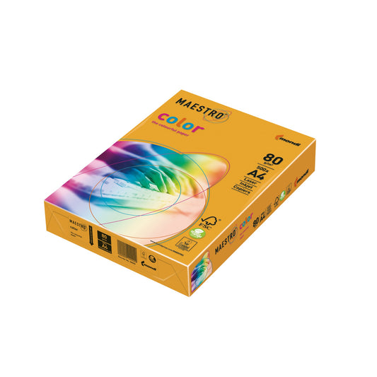 MAESTRO® Multifunktionspapier Color Trend DIN A4 80g/m² altgold 500 Bl./Pack.