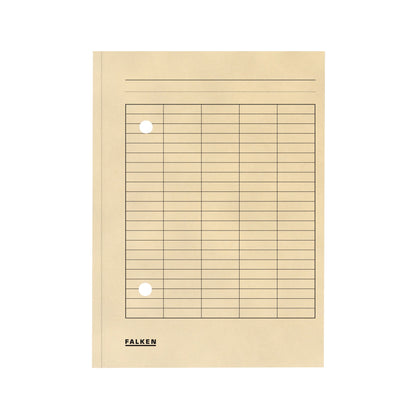 Falken Umlaufmappe DIN A4 250g/m² Manilakarton, recycelt chamois 100 St./Pack.