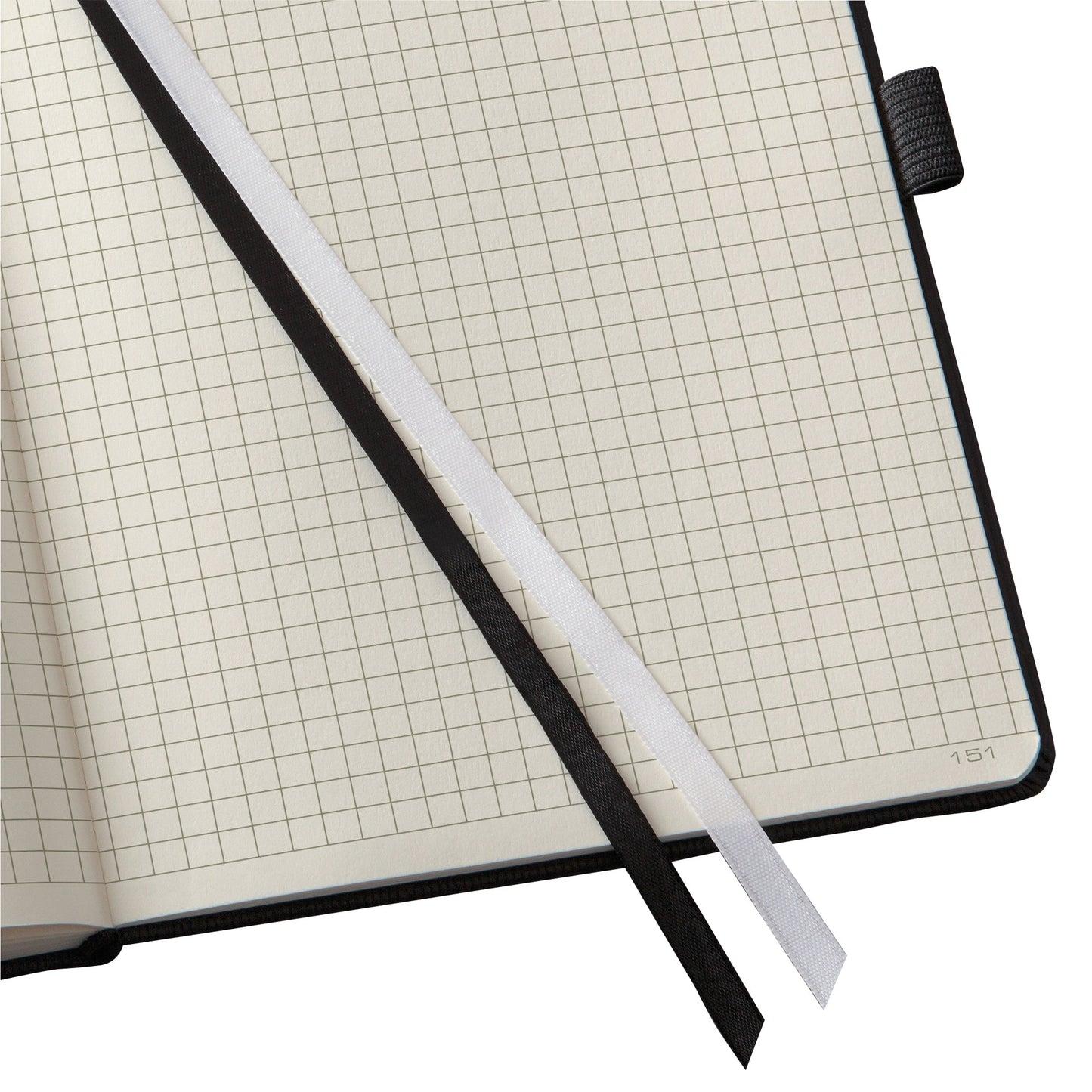 SIGEL Notizbuch Conceptum ca. DIN A4 kariert schwarz 97 Bl.