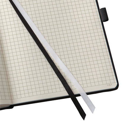 SIGEL Notizbuch Conceptum ca. DIN A4 kariert schwarz 97 Bl.