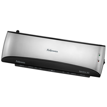 Fellowes® Laminiergerät Spectra Heißlaminierung 47 x 7,8 x 16,2 cm (B x H x T) DIN A3 schwarz/silber