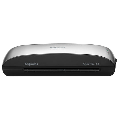Fellowes® Laminiergerät Spectra Heißlaminierung 37 x 7,8 x 16,2 cm (B x H x T) DIN A4 schwarz/silber