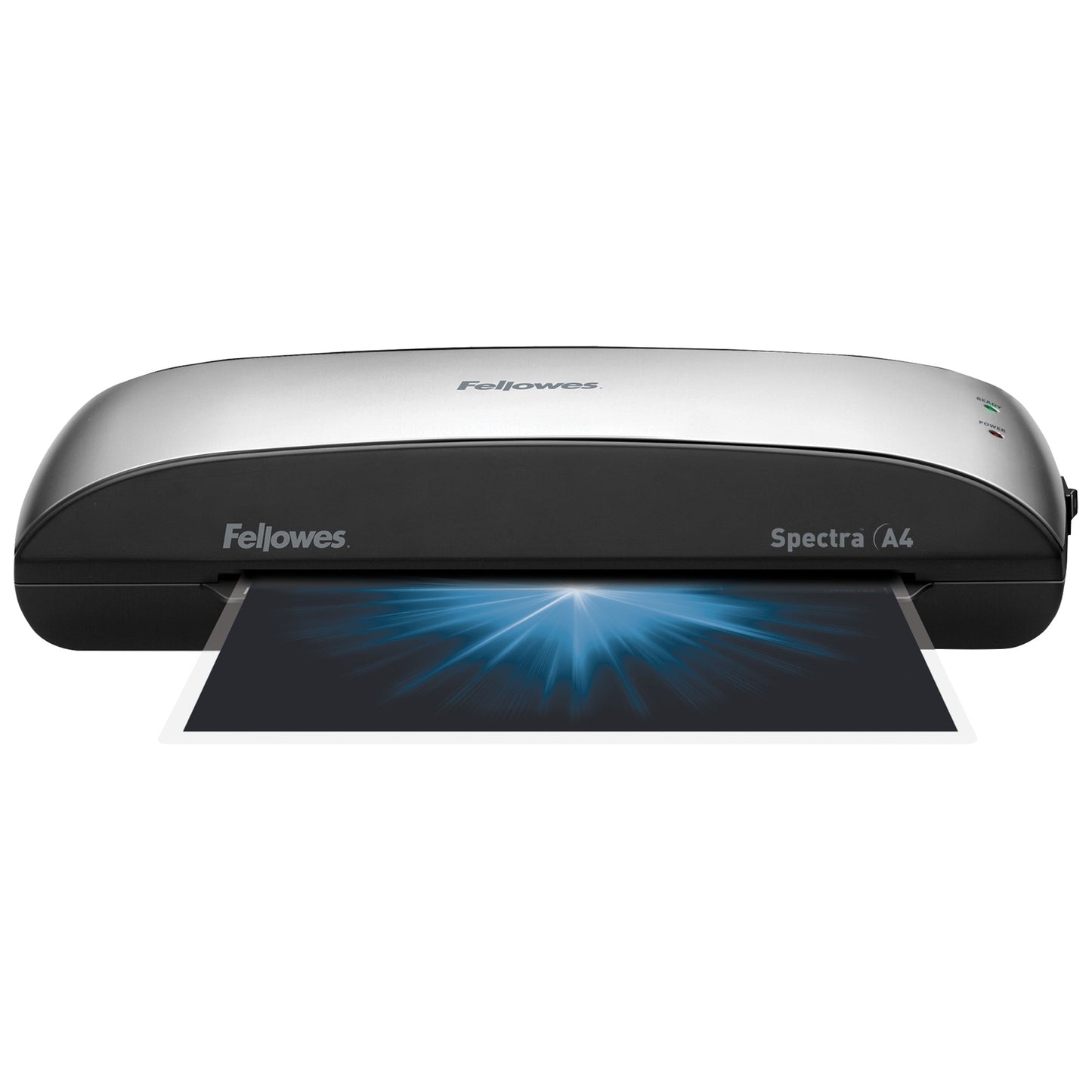 Fellowes® Laminiergerät Spectra Heißlaminierung 37 x 7,8 x 16,2 cm (B x H x T) DIN A4 schwarz/silber