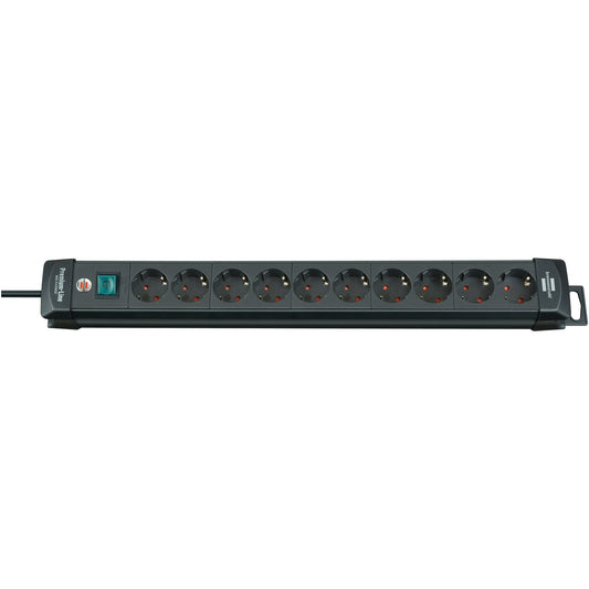 brennenstuhl® Steckdosenleiste Premium-Line 10 Steckdosen schwarz