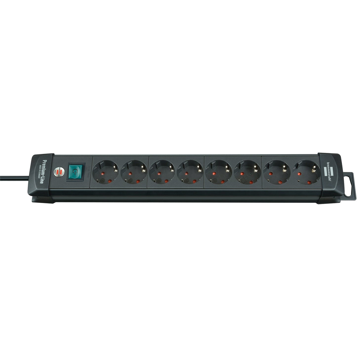 brennenstuhl® Steckdosenleiste Premium-Line 8 Steckdosen schwarz