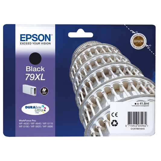 Epson Tintenpatrone Originalzubehör 79XL ca. 2.600 Seiten schwarz 41,8ml