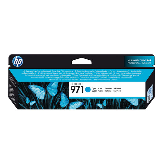 HP Tintenpatrone Originalzubehör 971 ca. 2.500 Seiten cyan 24,5ml