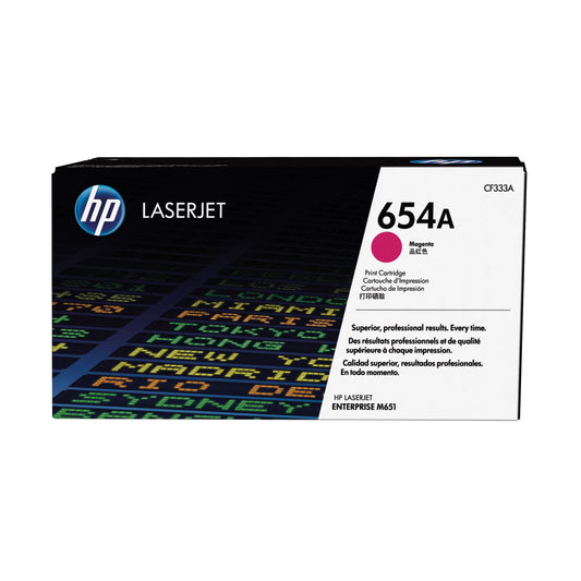 HP Toner Originalzubehör 654A ca. 15.000 Seiten magenta