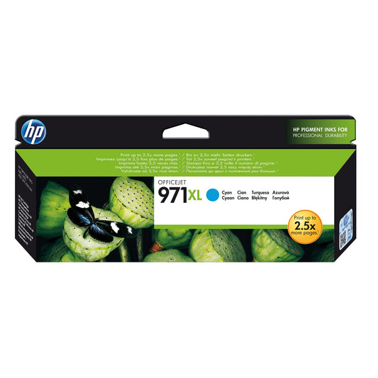 HP Tintenpatrone Originalzubehör 971XL ca. 6.600 Seiten cyan 86,5ml