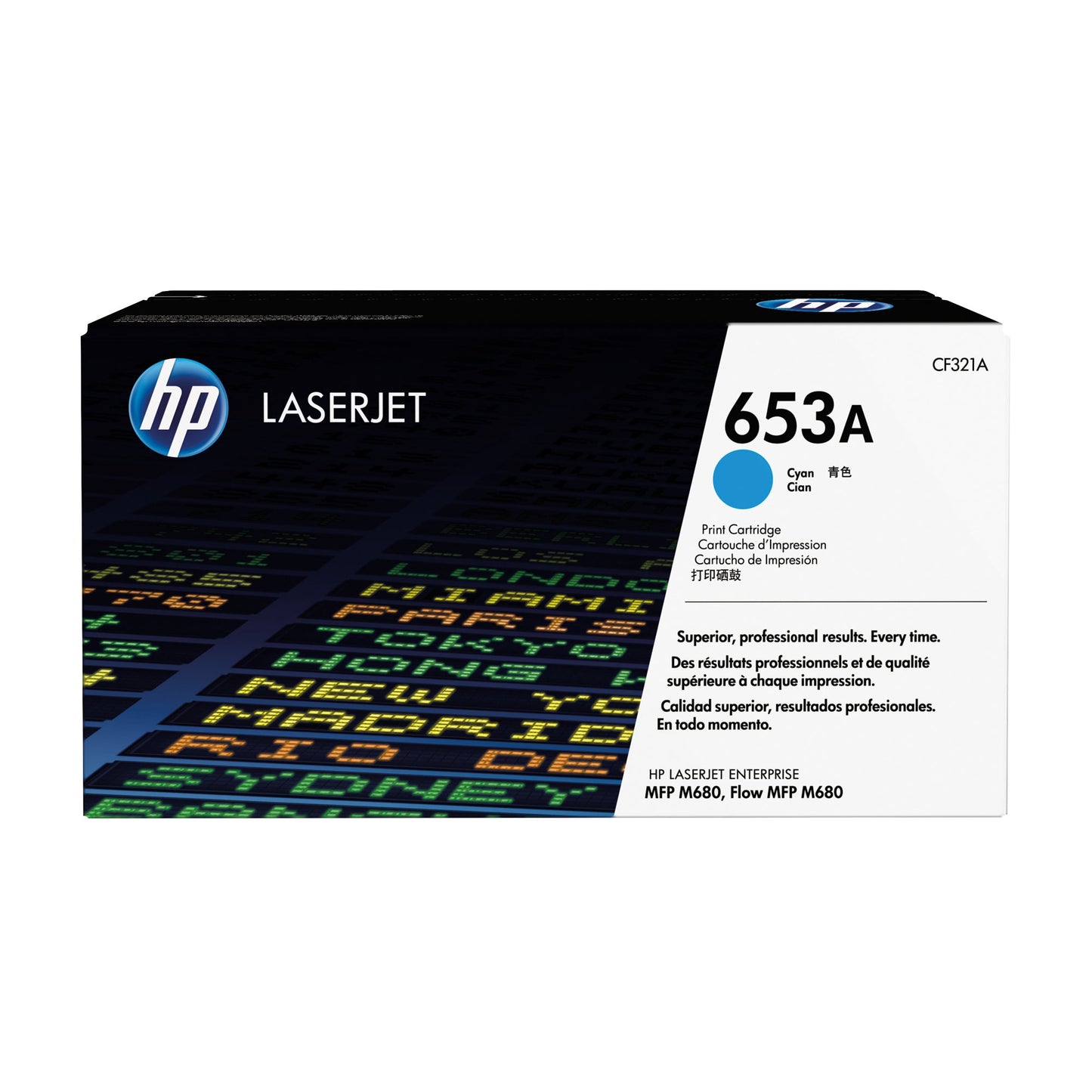 HP Toner Originalzubehör 653A ca. 16.500 Seiten cyan