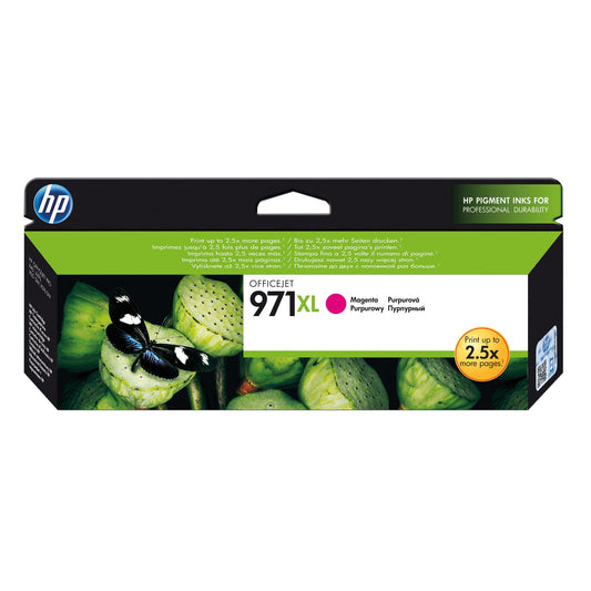HP Tintenpatrone Originalzubehör 971XL ca. 6.600 Seiten magenta 80,5ml