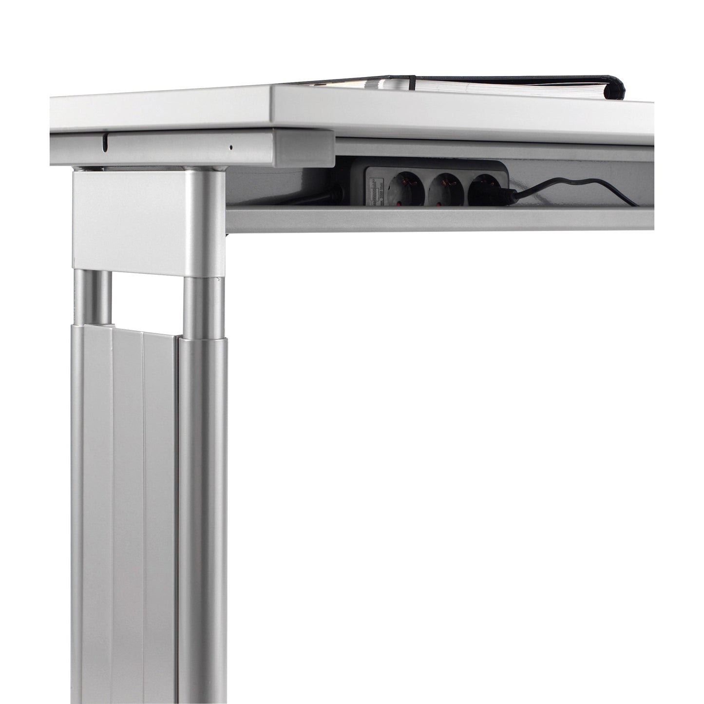 Geramöbel Schreibtisch C Fuß Flex Maße: 1.800 x 680-820 x 800/1.000 mm (B x H x T) Dreischicht-Feinspan buche