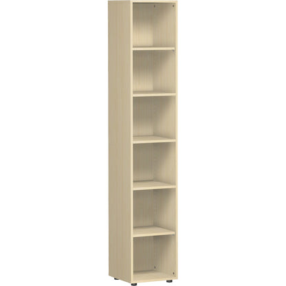 Geramöbel Regal Flex 400 x 2.160 x 400 mm (B x H x T) 5 Fachböden Dreischicht-Feinspan, melaminharzbeschichtet ahorn