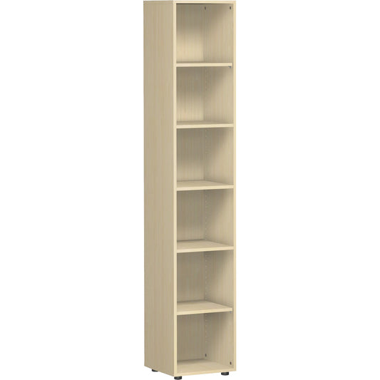 Geramöbel Regal Flex 400 x 2.160 x 400 mm (B x H x T) 5 Fachböden Dreischicht-Feinspan, melaminharzbeschichtet ahorn