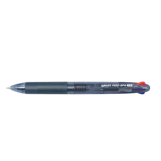 PILOT Mehrfarbkugelschreiber Feed GP 4 BeGreen 0,4mm rot, blau, grün, schwarz 2123 Druckmechanik dokumentenecht