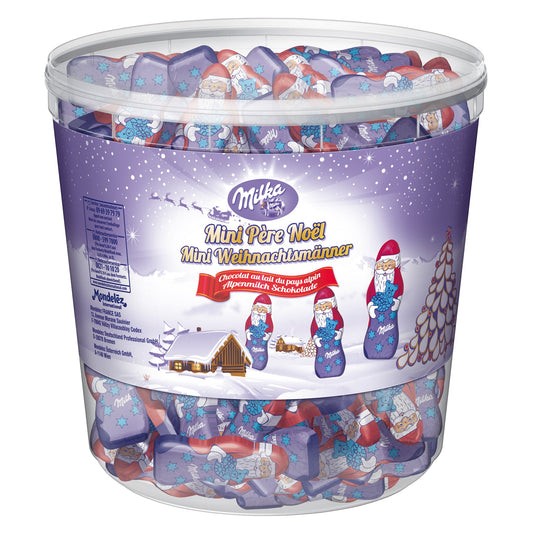 Milka Schokolade Mini Weihnachtsmänner 1.540g 175 St./Pack.