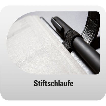 Chronoplan Buchkalender Business Edition 2026 DIN A5 1 Woche/2 Seiten Lederimitat schwarz