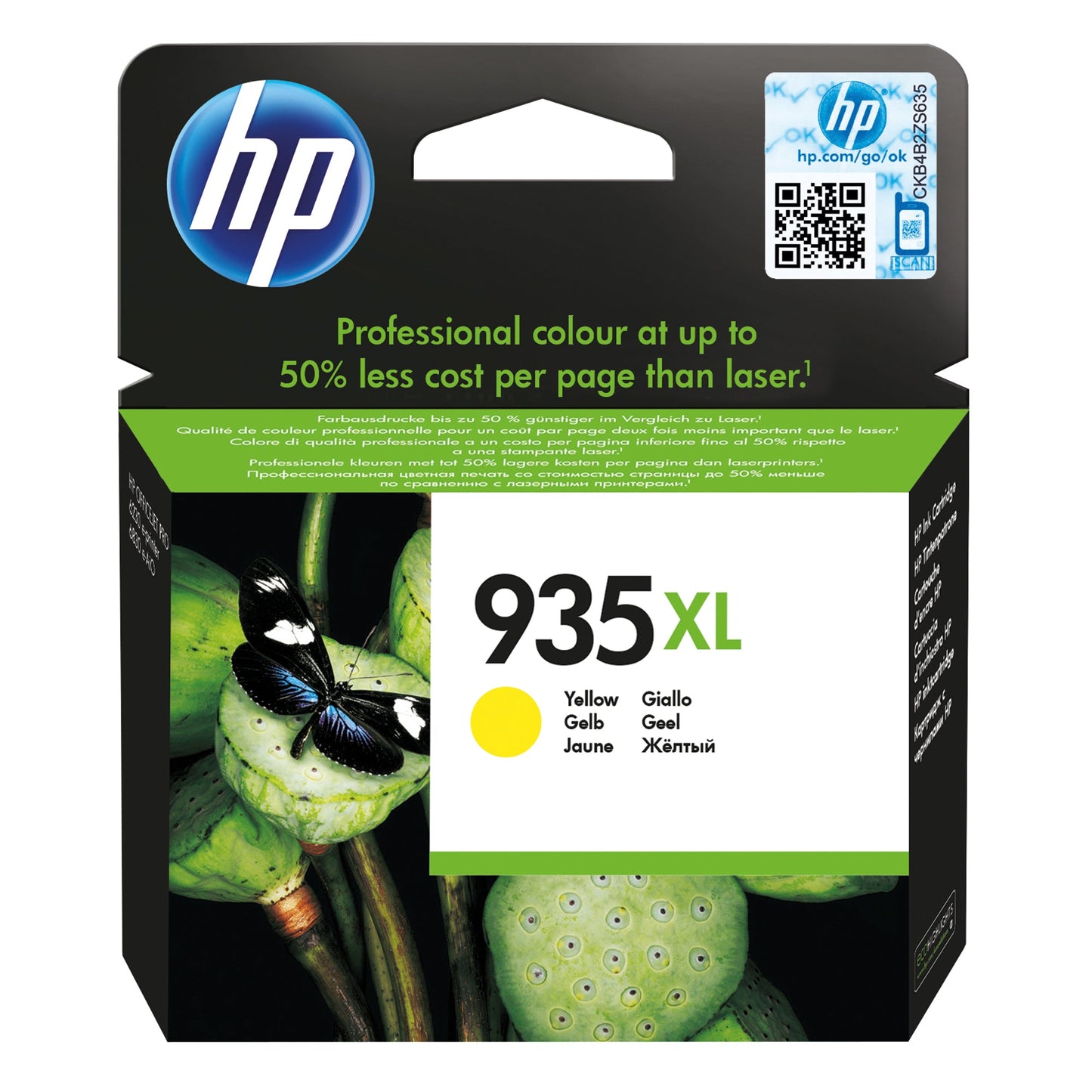 HP Tintenpatrone Originalzubehör 935XL ca. 825 Seiten gelb 9,5ml