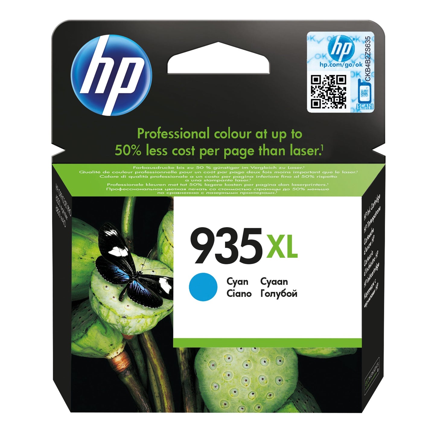 HP Tintenpatrone Originalzubehör 935XL ca. 825 Seiten cyan 9,5ml