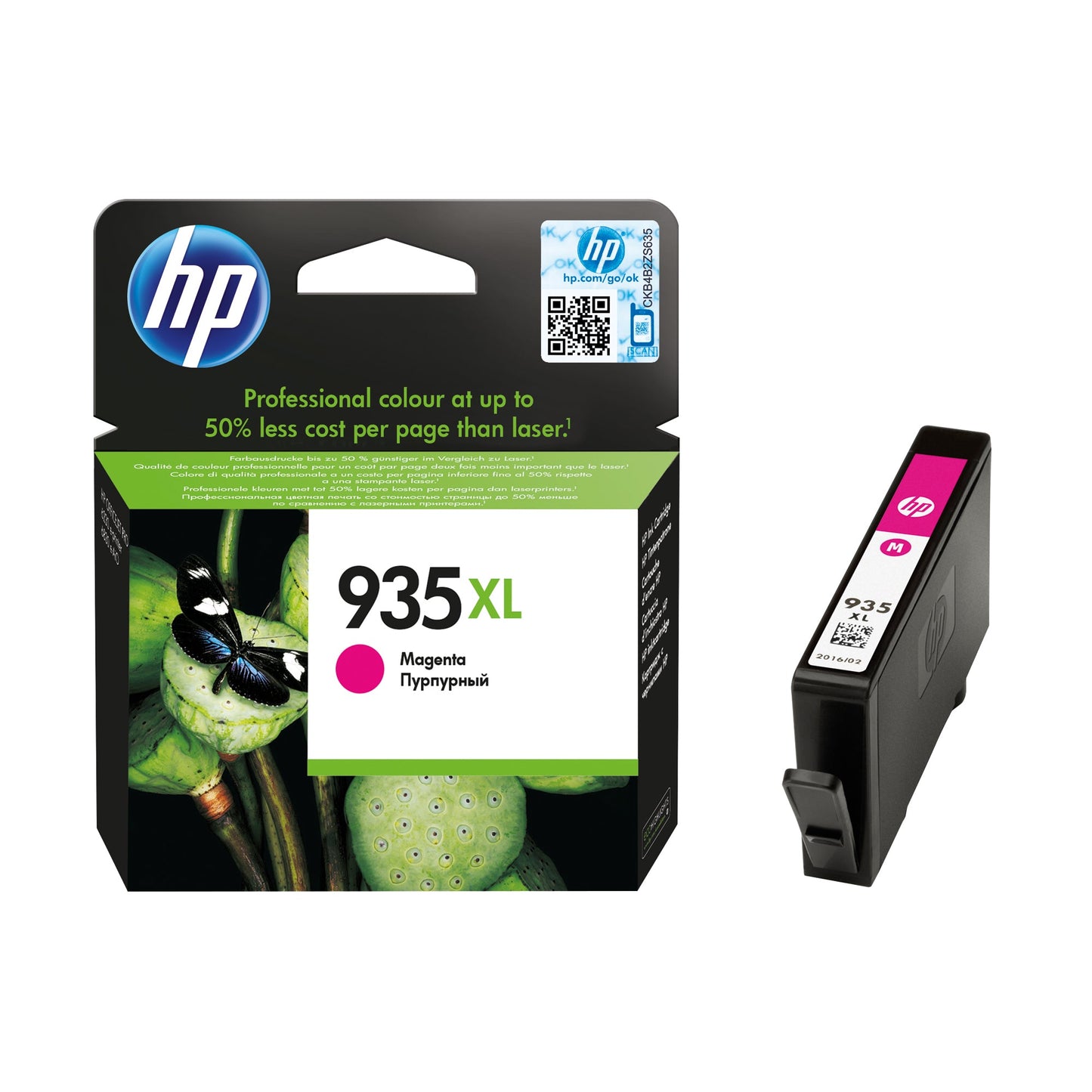 HP Tintenpatrone Originalzubehör 935XL ca. 825 Seiten magenta 9,5ml