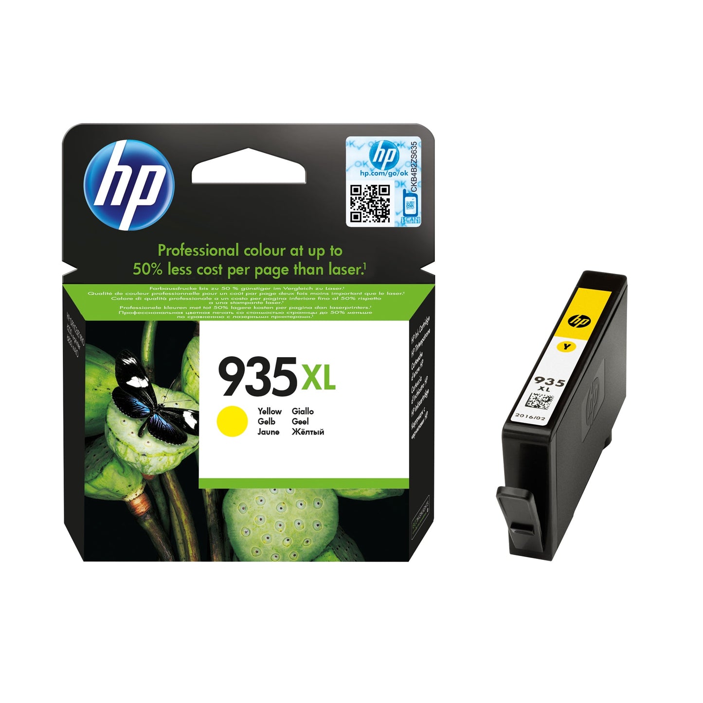 HP Tintenpatrone Originalzubehör 935XL ca. 825 Seiten gelb 9,5ml
