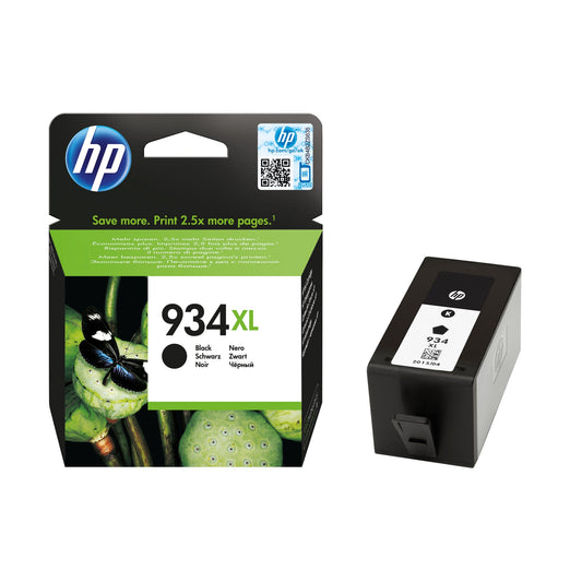 HP Tintenpatrone Originalzubehör 934XL ca. 1.000 Seiten schwarz 25,5ml