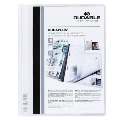 DURABLE Angebotshefter DURAPLUS® DIN A4, Überbreite PVC weiß