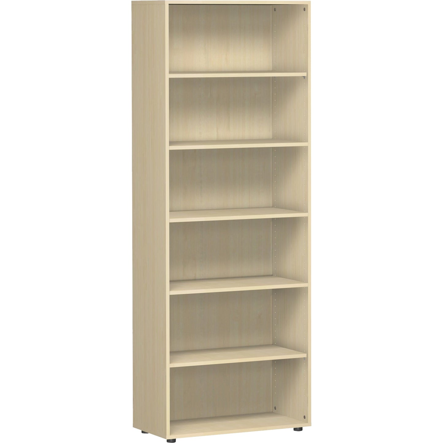 Geramöbel Regal Flex 800 x 2.160 x 400 mm (B x H x T) 5 Fachböden Dreischicht-Feinspan, melaminharzbeschichtet ahorn