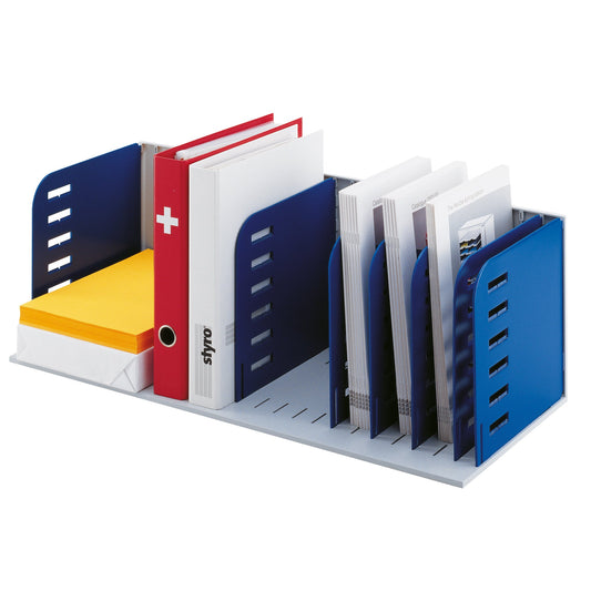styro Belegefach styrorac 72,3 x 24,8 x 30,4 cm (B x H x T) 7 Fächer Polystyrol grau/blau