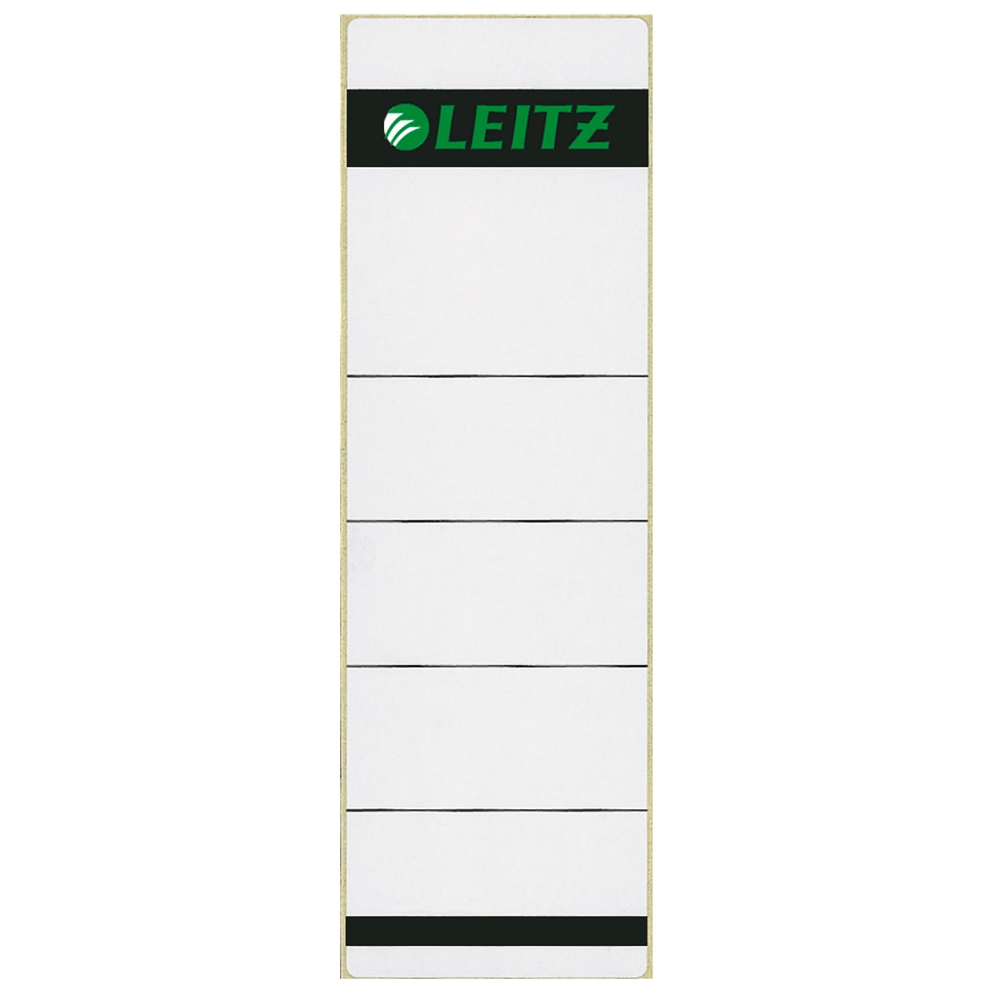 Leitz Ordnerrückenetikett breit/kurz 61,5 x 192 mm (B x H) selbstklebend ohne Griffloch grau 10 Etik./Pack.