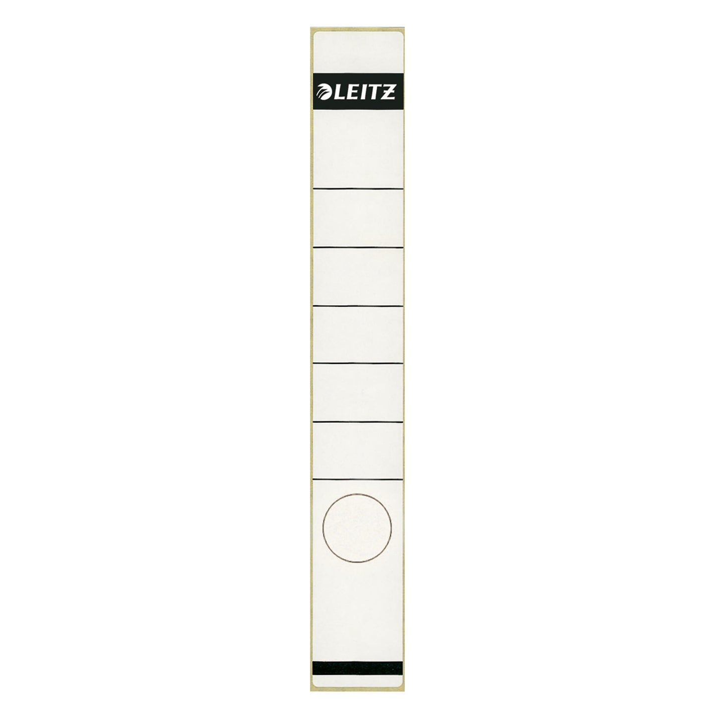 Leitz Ordnerrückenetikett schmal/lang 39 x 285 mm (B x H) selbstklebend mit Griffloch weiß 10 Etik./Pack.