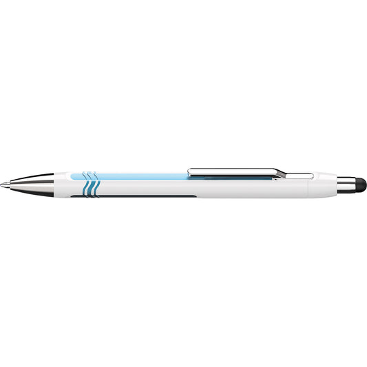 Schneider Kugelschreiber Epsilon Touch 0,7mm XB blau Mine auswechselbar dokumentenecht Schaftfarbe: weiß/blau