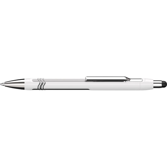 Schneider Kugelschreiber Epsilon Touch 0,7mm XB blau Mine auswechselbar dokumentenecht Schaftfarbe: weiß/silber