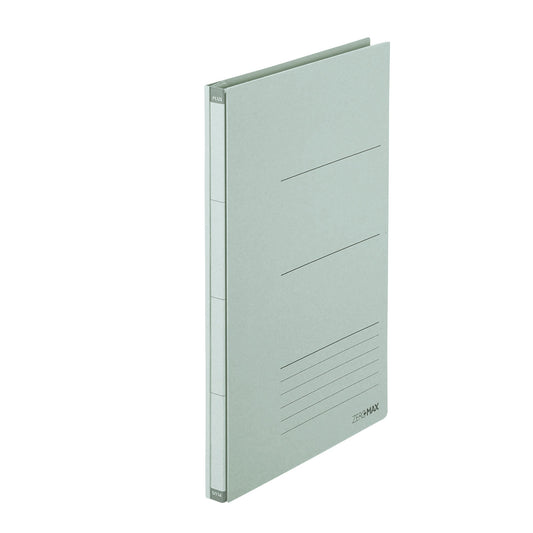 PLUS Japan Ordner Zero Max 10-100mm DIN A4 ohne Schlitze Werkstoff: Papier, 95 % recycelt Material außen: 95 % Recyclingzellstoff Material innen: 95 % Recyclingzellstoff grau