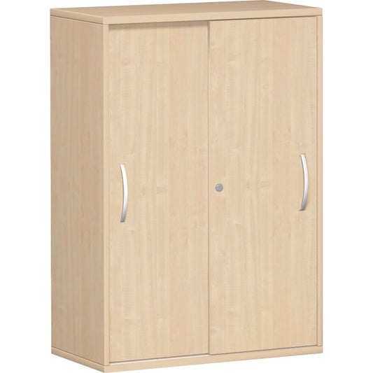 Geramöbel Schiebetürenschrank Flex 800 x 1.182 x 425 mm (B x H x T) 2 Fachböden ahorn