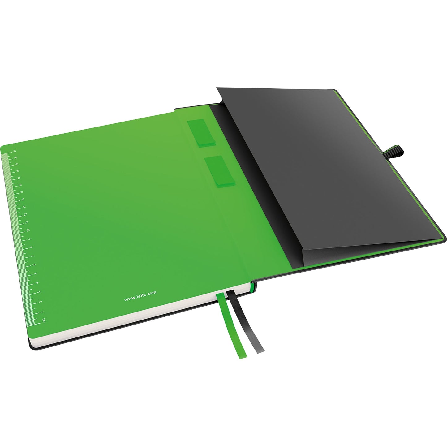 Leitz Notizbuch Complete DIN A4 kariert schwarz 80 Bl.