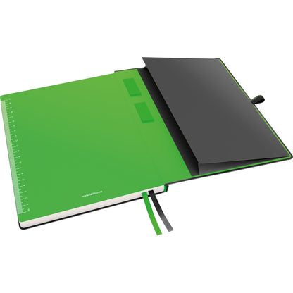 Leitz Notizbuch Complete DIN A5 kariert schwarz 80 Bl.
