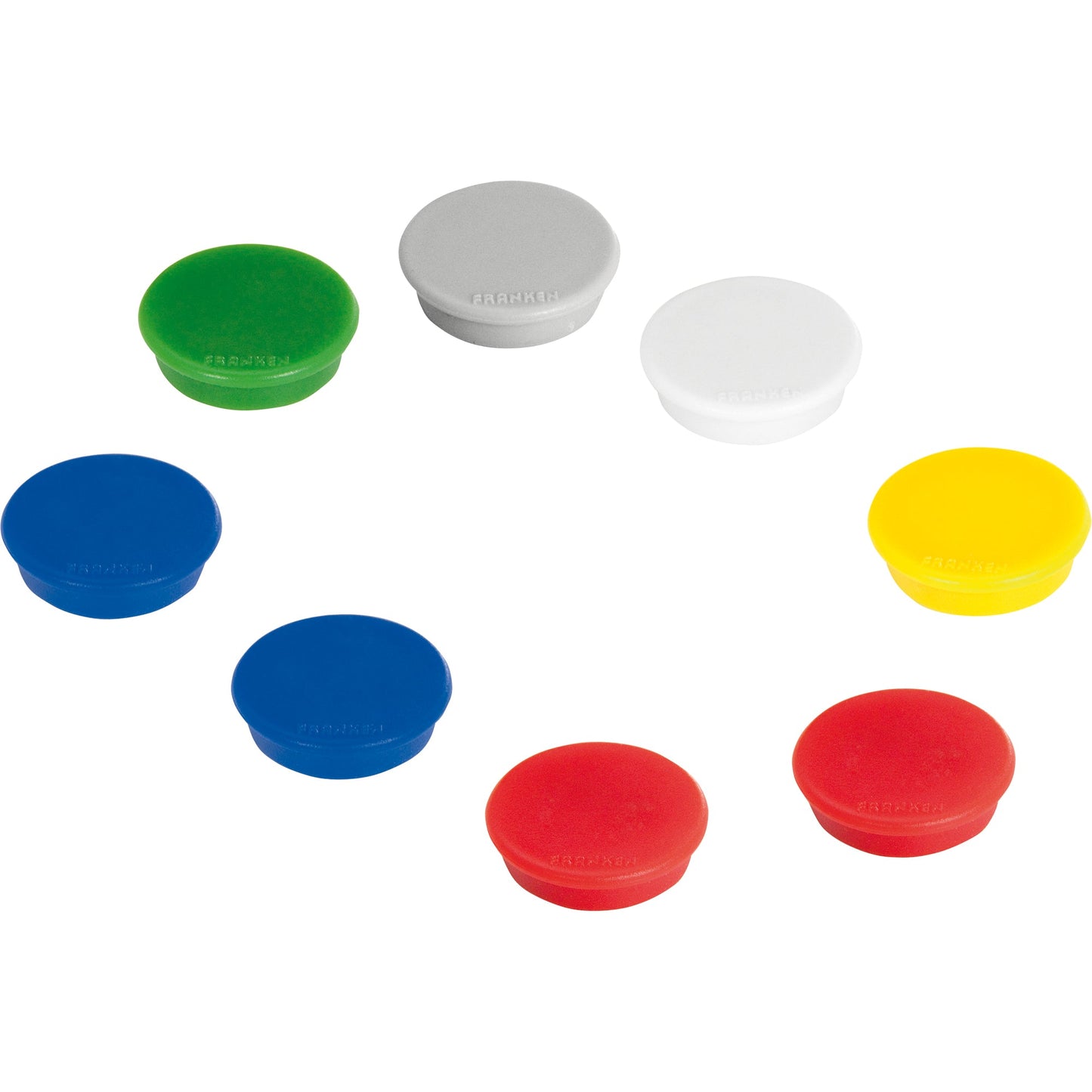FRANKEN Magnet 24mm 0,3kg farbig sortiert 10 St./Pack.