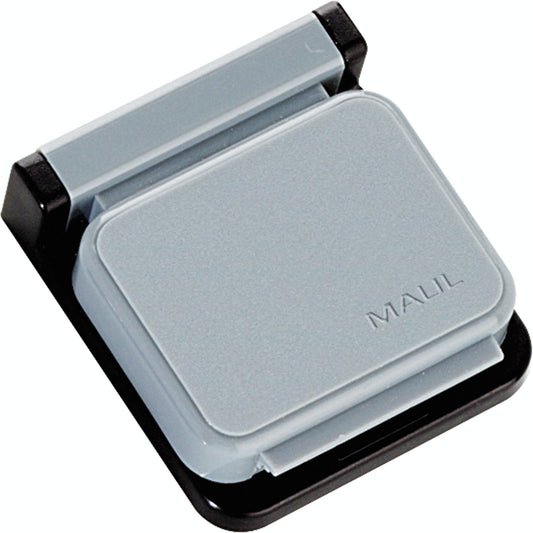 MAUL Clip S Magnet 3,6 x 4 cm (B x L) Kunststoff grau 10 St./Pack.