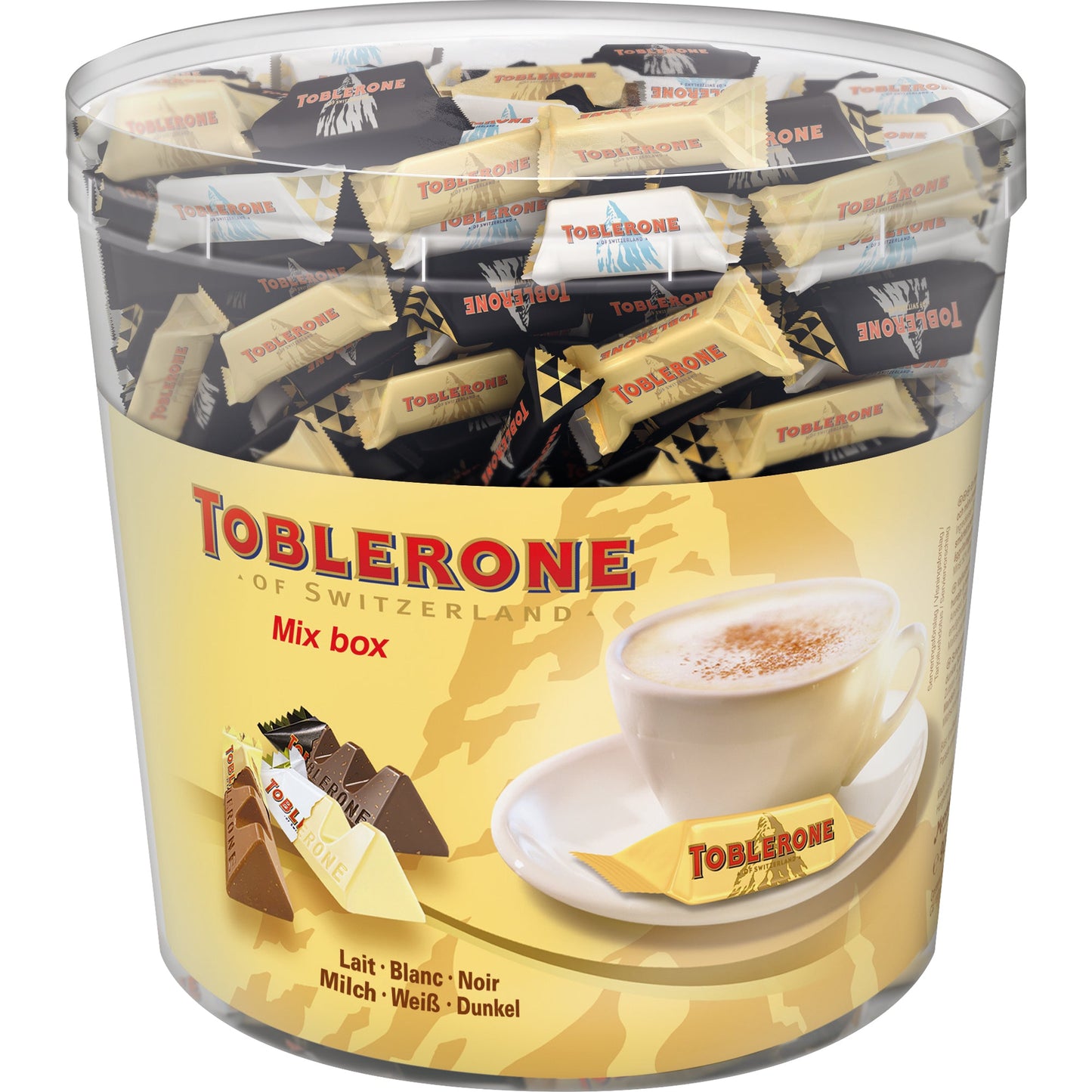 Toblerone Schokolade Mini 113 x 8 g/Pack.